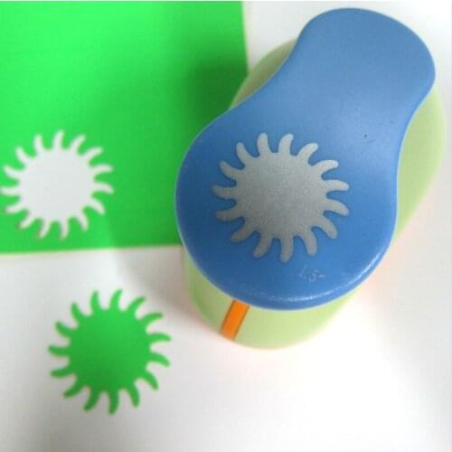 1.5" Sun EVA Foam Punches Paper Puncher For Greeting Card Handmade DIY Scrapbook Craft Single Hole Punch Scrapbooking Tool Papel