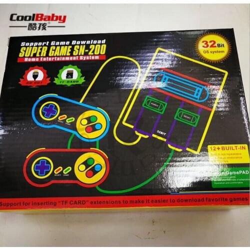 HDMI Retro Game Console with TF Card Slot for Snes For Sega Megadrive Support Save & Load with 128 Different Games For Snes