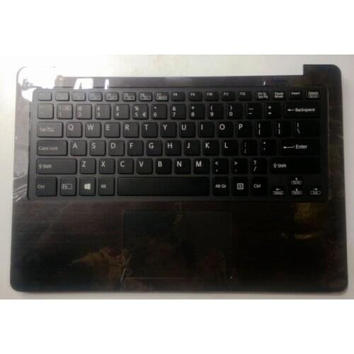 New for Sony Vaio Flip SVF13N25CDB SVF13N24CXS SVF13N25SHS SVF13N190X Palmrest black US laptop Keyboard backlit