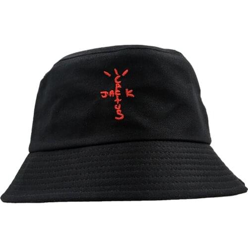 Summer fisherman hat Travis Scott shade bucket hat Cactus Jack embroidery hat Astroworld cotton hat fashion panama sun hats