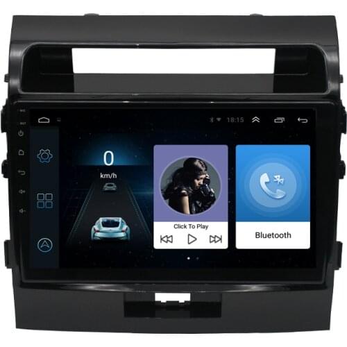 Car Dashboard Head Unit Gps Navigation Dvd Player Android Audio Radio For Toyota Land Cruiser Lc 200 Series 2007-2015