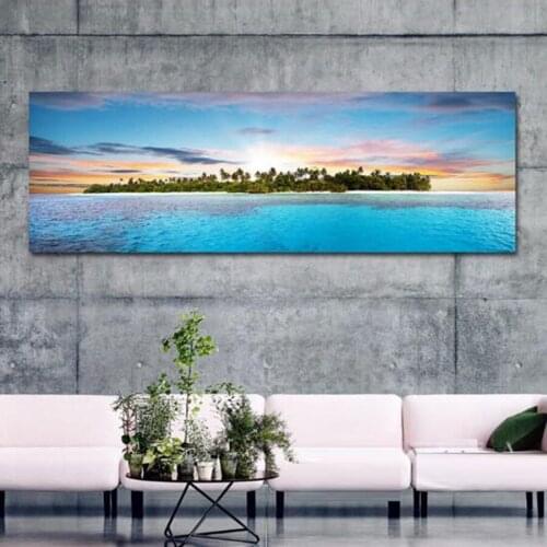 Sea landscape large 5d diy diamond paintings full square round drill diamond embroidery picture of rhinestone mosaic kit AA2539