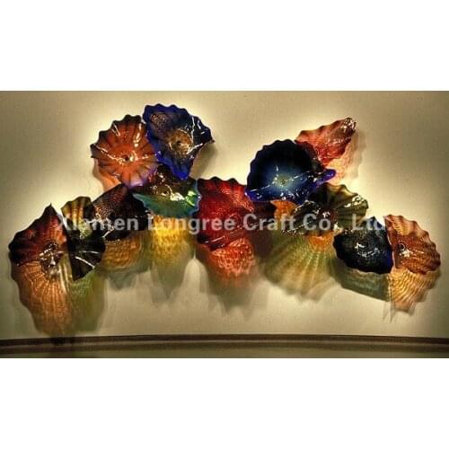 Wall Mounted Colored Murano Glass Wall Art Decor