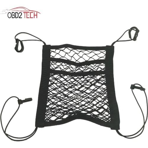 Strong Elastic Car Mesh Net Bag Styling Storage Bag Pocket Cage velcro Grid Pocket Holder Car Accessories Trunk for Car Styling
