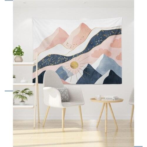 Nordic Ins Hanging Cloth Background Bedroom гобелен Bedside Tapestry Dormitory Large Wall Rental House Decorat декор на стену