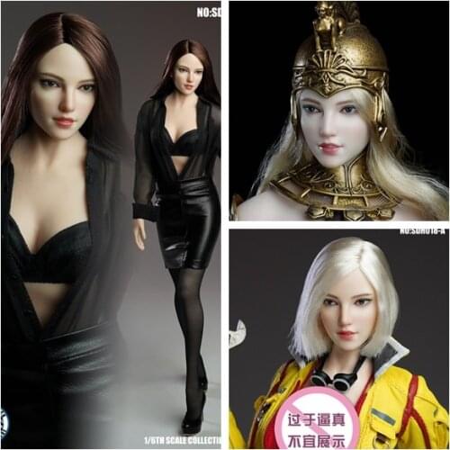 SUPER DUCK SDH018 1/6 Beauty Head Sculpt for 12inch Tbleague Jiaoudoll UD Action Figure DIY