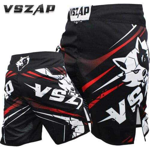 VSZAP MMA pantalonetas muay thai boxing Pantalon boxing tights fight Fitness Men Sanda Trunks