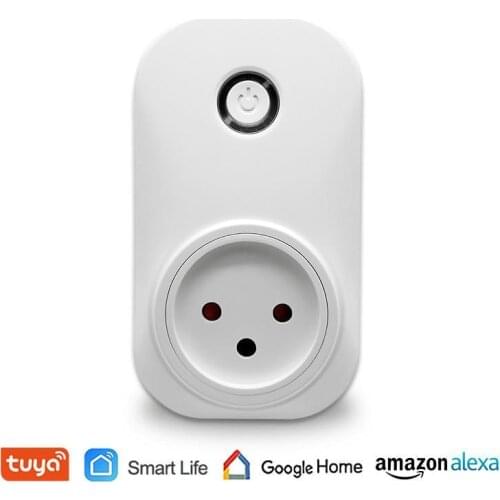 Tuya Smart Life Wifi Socket Israel Plug 16A App Remote Control Voice Control with Google Home Alexa Echo Timer the Devices