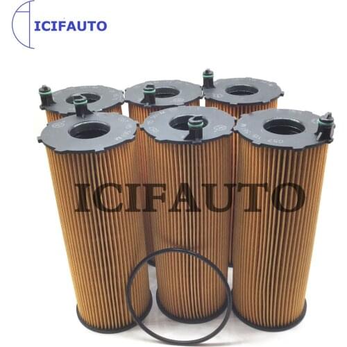 6 * Paper Engine Oil Filter For Audi A4 A5 A6 Q7 VW Phaeton Touareg Porsche Cayenne 057115561M 95510722200 057 115 561M HU8001x