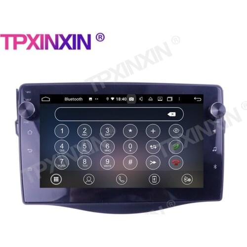 For Toyota RAV4 2006-2012 Android 10 4+128 Wireless Carplay GPS Car Multimedia Tesla Player Headunit Audio Radio Navigtion Wifi