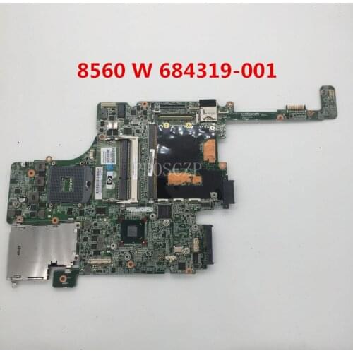 Free shipping For elitebook 8560W 8560P Laptop motherboard 684319-001 684319-501 684319-601 QM67 DDR3 working well