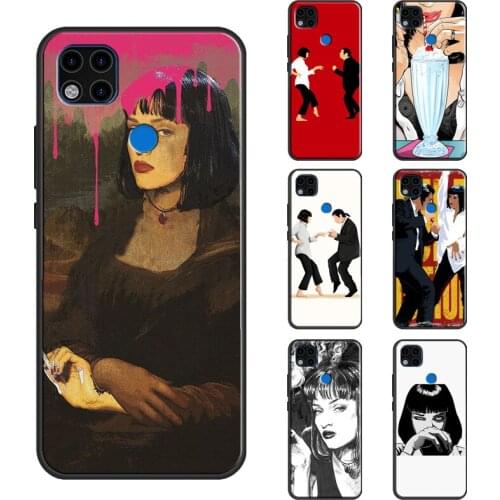 Pulp Fiction Dancing Case For Xiaomi Redmi Note 8 9 Pro 8T 9S Note 10 Pro Funda For Redmi 9 9C 9A K40 9T Cover