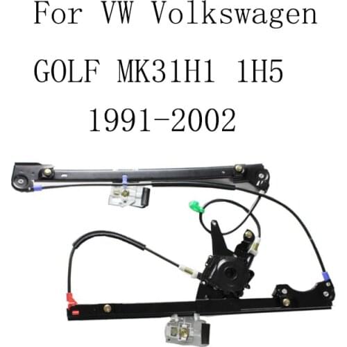 For Volkswagen VW GOLF MK3 1H1 1H5 1991-2002 Power Electric Car Window Regulator Window Lifter Replacement Front Left 1H0837461