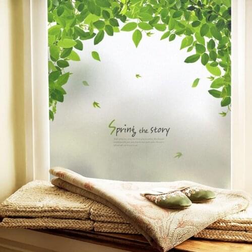 Customized Electrostatic Glass Film Balcony Bathroom Door And Window Stickers Transparent And Opaque Sunscreen Glass Stickers