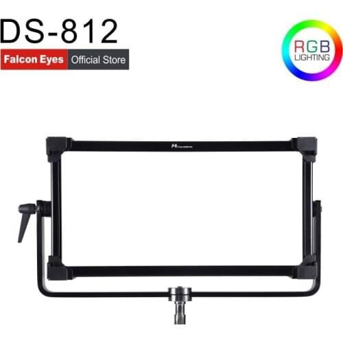 Falcon Eyes 400W RGB LED Studio Video Fotografia Light Support APP Control 21 Scene Modes Continuous Lighting Lamp DS-812