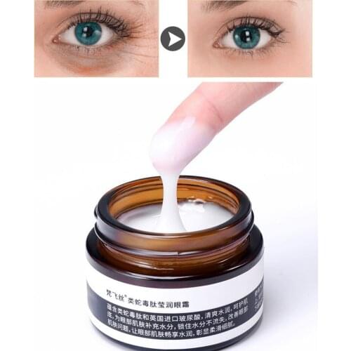 Eye Cream Dark Circles Snake Venom Peptide Moisturizing Eye Serum Female Dark Circle Remover Anti Age