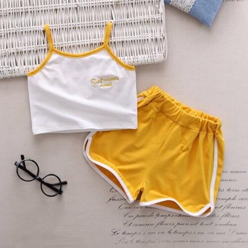 Menoea Summer Fashion Girls Sports Suit Hong Kong Style Retro female student short-sleeved Shorts Clothes two-piece Clothes Suit