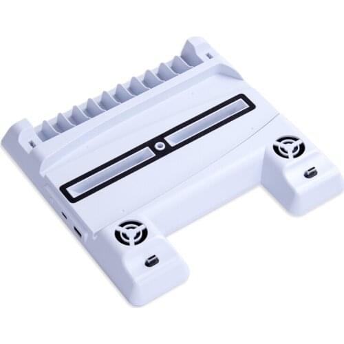 Multi-function Stand Cooling Fan Charging Base With Game Disc Storage For PS5 DE/UHD Controller Charging Dock