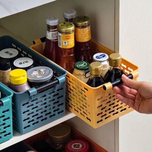 Desktop Storage Basket Toy Storage Box Food Storage Containers Kitchen Organizer Picnic Basket Makeup Organizer Home Supplies