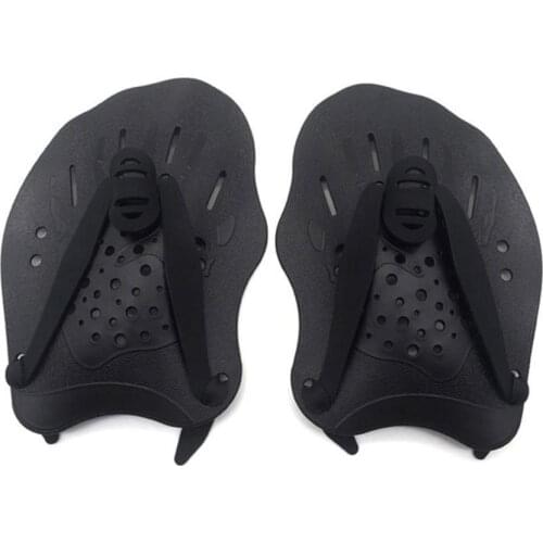 Swimming Paddles Training Adjustable Hand Webbed Gloves Pad Women Flippers For Men Fins Kids I9X9