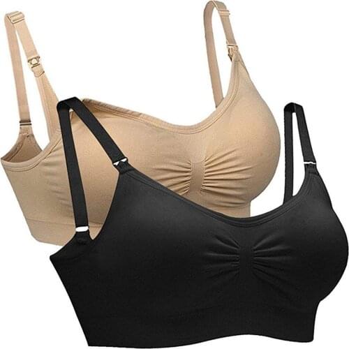 Sports Bras - Padded Seamless High Impact Support for Yoga Workout Fitness