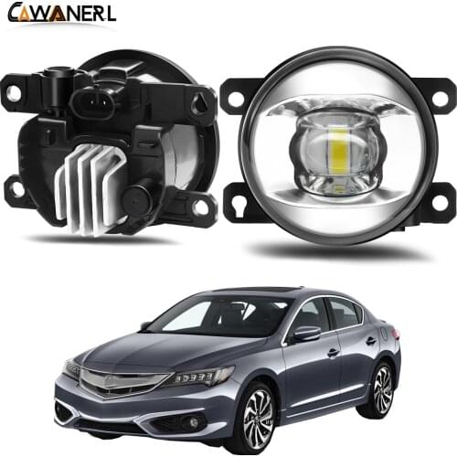 Fog Light Assembly Car Driver + Passenger Side LED Lens Fog Lamp Daytime Running Light H11 12V For Acura ILX 2013 2014 2015 2016