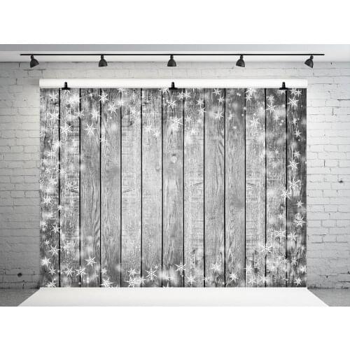 VinylBDS Gray Wood Wedding Photography Backdrops Star Photography Background With Shimmer Children Washable Photo Studio