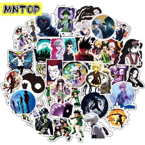 10/30/50/100pcs/lot Japanese HUNTER X HUNTER Waterproof Stickers For Refrigerator Motorcycle Skateboard Laptop Luggage Guitar