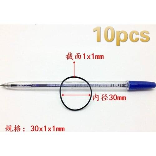 10pcs 30x1x1mm transmission drive belt for tape recorder / walkman / repeater / counter cassette deck