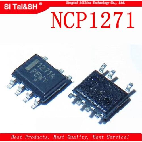10pcs NCP1271 SOP8 NCP1271A SOP NCP1271ADR2G SOP-8 1271A SMD LCD power management IC