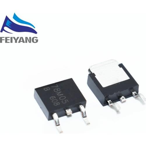 100PCS L78M05CDT L78M05 TO-252-3 78M05