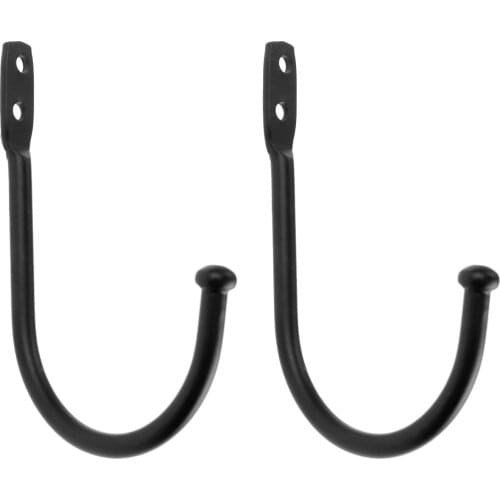 2 Pcs 79*53mm Zinc Alloy Antique Wall Door Bath Coat Hooks Hanger Pot Handbag Bag Hanger Hooks with Screws Furniture Hardware