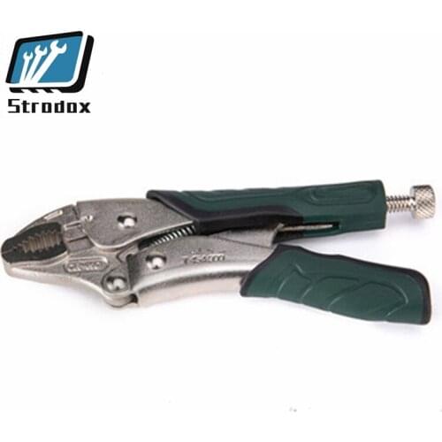 Hardware tools Round mouth C-type quick pliers with blade 7 inch strong force pliers 5 inch fixed pliers