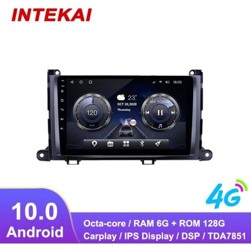 9" Android 10.0 Car Radio GPS Navigation autoradio multimedia player for Toyota Sienna 2009 2014 head unit stereo