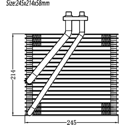 Auto A/C Evaporator Core For Chevrolet Optra Lacetti Daewoo Nubira