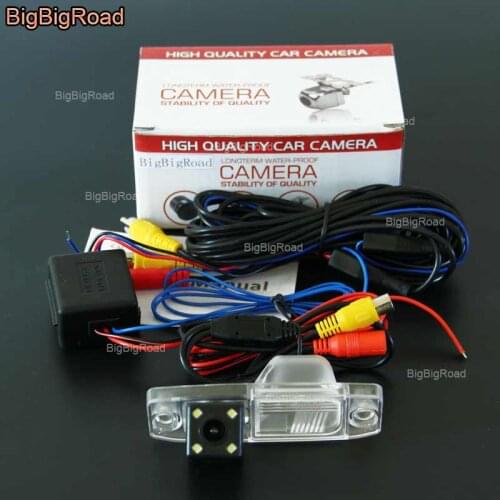 BigBigRoad Car Rear View Reverse Backup Camera with Filter For Hyundai Sonata Mistra 2013--2016 / Sonata YF / i45 2011-2014