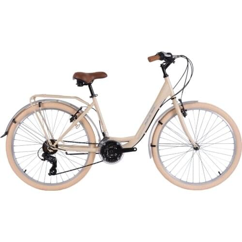 Bicicleta Acero para ciudad Ruedas 26 Pulgadas Cambio 18 velocidades Bicicleta de ciudad barata