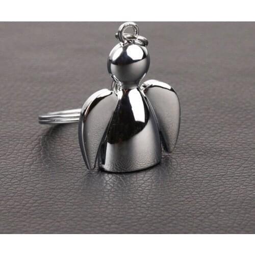 Angel Key chain - New Couple Car Keychain Bag waist Hanging Gospel Angel Key Ring lovers group For Best Jewelry