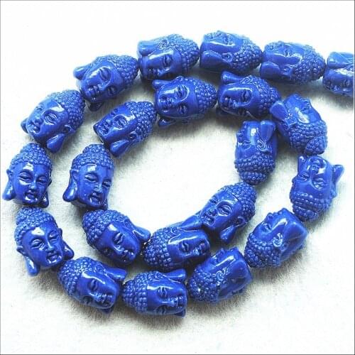 10PCS White Buddha Figures Charms Beads Accessories Diy Fashion Jewelry Finding Matching 10x15MM For Women Bracelets Making Par