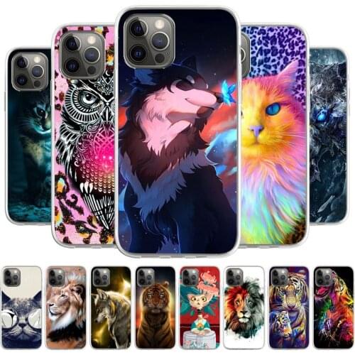 Cases for Huawei Mate 20 Lite 10 Pro DIY Painted Soft Silicone Phone Case Animals Cats Dog Cover Shell