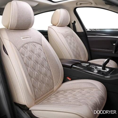 DOODRYER flax car seat covers for Honda all models accord CRV XRV Odyssey city crosstour civic crider vezel fit car seat