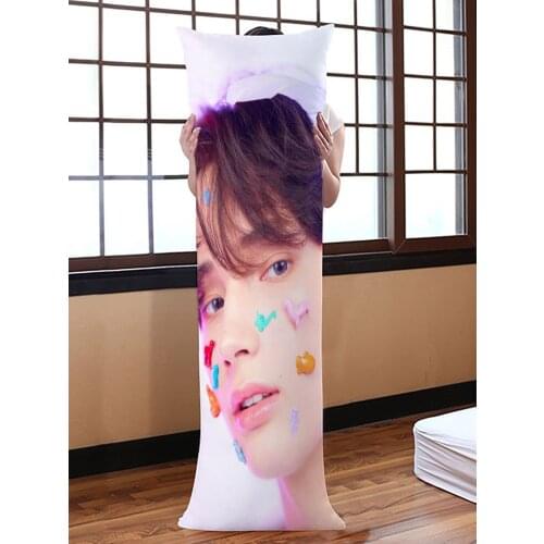 Hueningkai Dakimakura Hugging Body Pillow Case DIY Custom Throw Cushion Pillow Cover 7 Sizes 50X150cm Two Sides