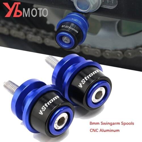 For Suzuki Vstrom 650 XT 1000/XT 1050XT V-Strom DL650 DL1000 DL250 2020 Motorcycle 8MM Swingarm Spools Stand Screws