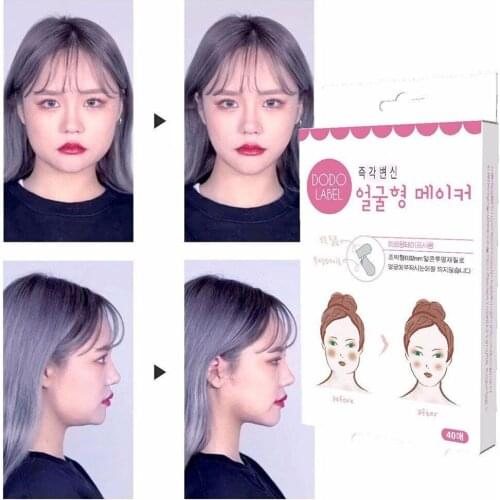 40 pcs Lift Face Sticker Instant Waterproof V Shape Breathable Makeup Adhesive Tape Invisible Lifting Tighten Chin 2021 Slim