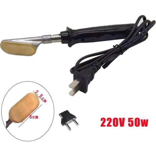 220v 50w mini electric iron for leather clothes shoes smooth Wrinkle removal leather surface craft repair tools