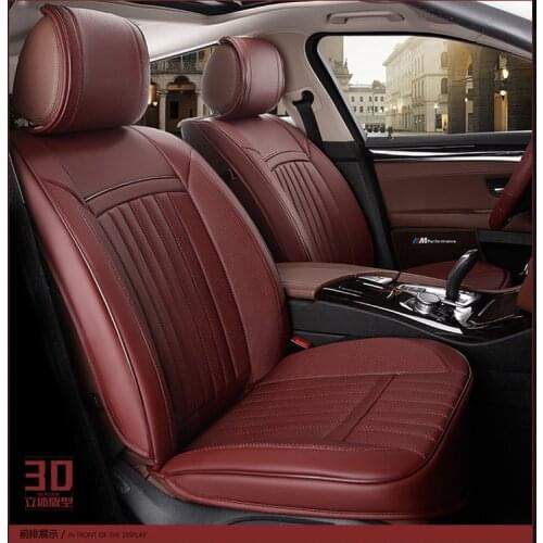 Auto cushion set car seat covers pu for Ford Focus Mondeo Transit Custom Fiesta S-MAX Explorer maverick KUGA Escape caravan E150