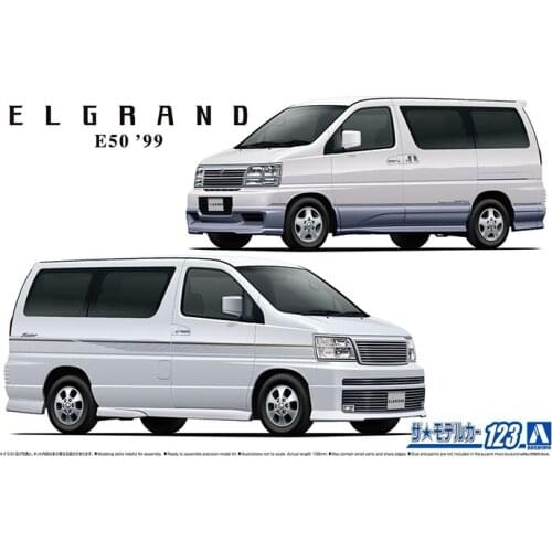 1/24 AOSHIMA plastic assembled car model toy Nissan E50 1999 adult collection DIY assembled model kit #06136