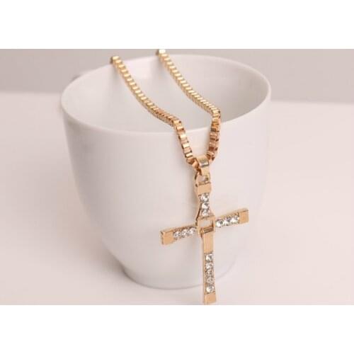 Fashionable Vintage Cross Necklace Toledo Necklace wholesale men necklace Steampunk Csgo Necklaces & Pendants