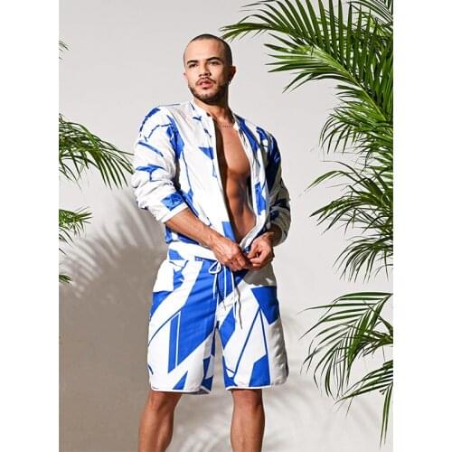 Mens Comfortable Pants Beach Pants New Printed Swim Shorts Swimwear Male Swimsuit Swim Trunks Loose Beach Surf Shorts Boardshort