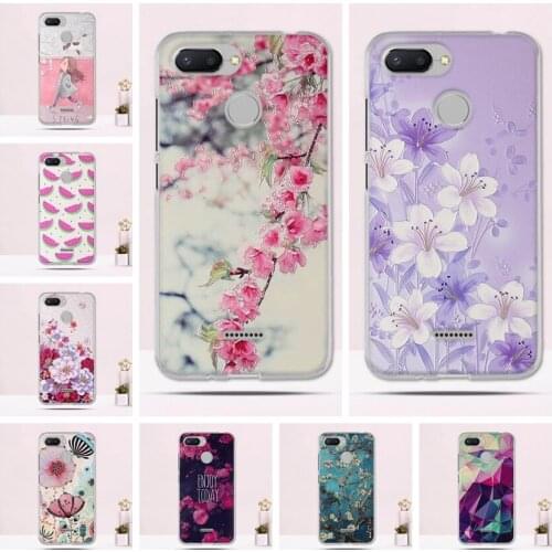 Soft Silicone Case for Xiaomi Redmi 6 Cover TPU Back Phone Cover for Xiaomi Redmi 6 Silicone Case Shells for xiaomi redmi6 Case